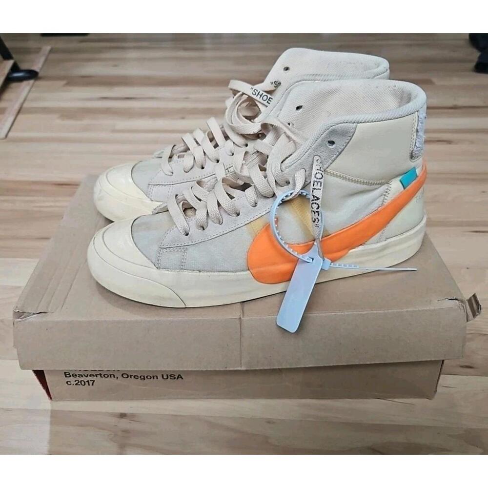 Nike Blazer Mid Off-White All Hallow's Eve Size 9 (AA3832-700)‎
